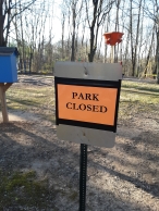 park closed